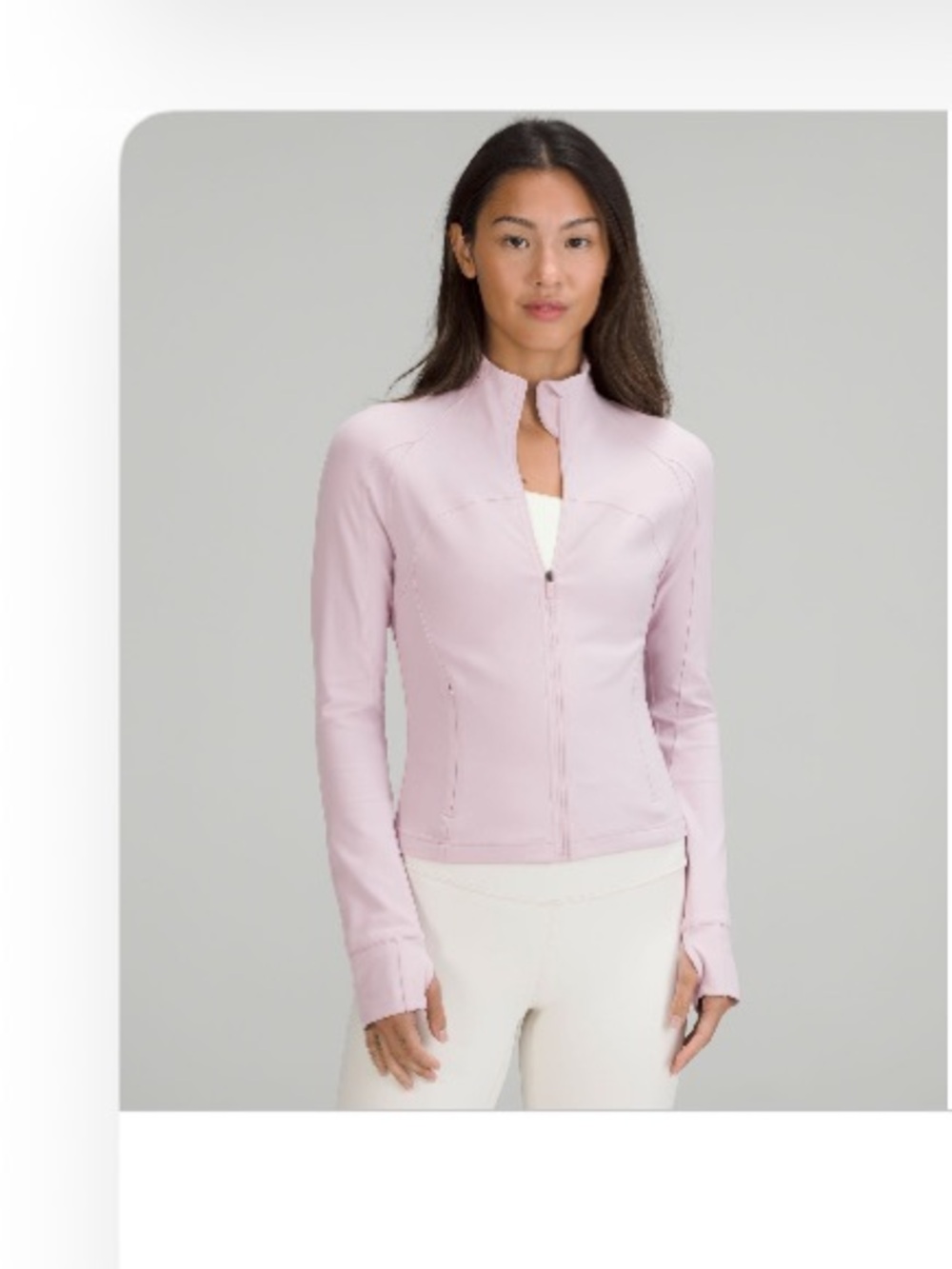 Lululemon Nulu Cropped Define Jacket Pink Peony 6